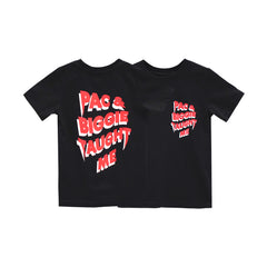 PAC AND BIGGIE TAUGHT ME BOYS SMALL PRINT TEE